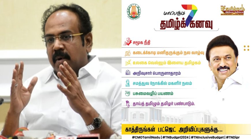 இன்று தாக்கலாகிறது தமிழ்நாடு பட்ஜெட்.. முதன்முறையாக வாசிக்கும் தங்கம் தென்னரசு..! எதிர்பார்ப்புகள் என்னென்ன?