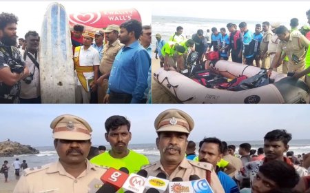 மாமல்லபுரம் கடலில் மீண்டும் உயிர்பலி!! மாயமான கல்லூரி மாணவர்கள்...