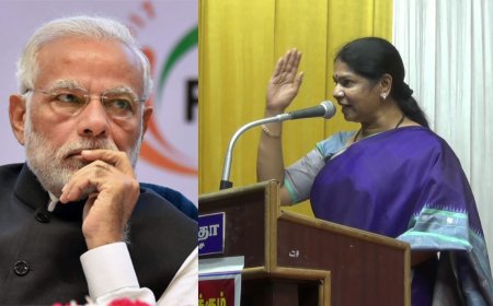 Kanimozhi : தமிழ் துரோகத்தைத் துரத்தி அடிக்கவேண்டிய தேர்தல்! - திமுக எம்.பி கனிமொழி ஆவேசம்