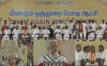 திமுக அரசு மீது அடுக்கடுக்கான குற்றசாட்டுகளை வைத்த பிரதமர்... ஆடிபோன அண்ணா அறிவாலயம்...