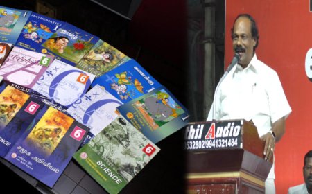 பாடப்புத்தகம் அச்சடிக்கும் பணி தொடக்கம்... பாடத்திட்டத்தில் எவ்வித மாற்றமும் இல்லை...