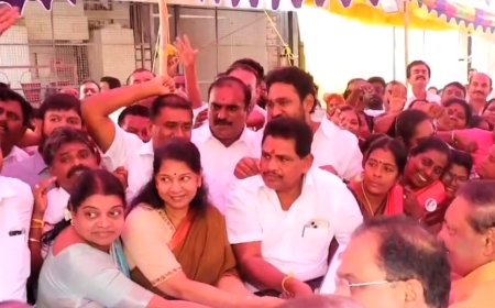 தூத்துக்குடியில் மீண்டும் போட்டி... கனிமொழி விருப்பமனு...