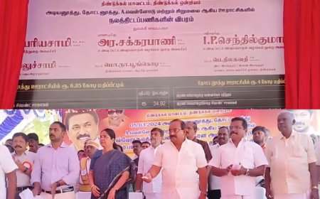 என்னது 2 உணவுத்துறை அமைச்சரா? பேனர் பிழையால் குழம்பிய மக்கள்....