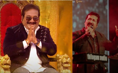 இசையுலகில் 40 ஆண்டுகளை கடந்த பாடகர் மனோ..!  இசை கிரீடம் அணிவித்து அழகு பார்த்த சூப்பர் சிங்கர் குழு..!