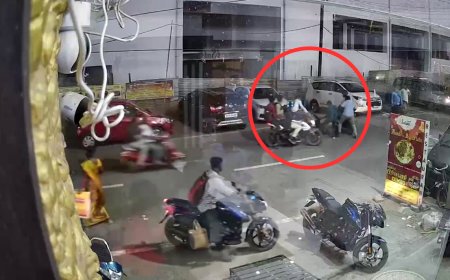 பரபரப்பான சாலையில் நகை வியாபாரிகளிடம் வழிப்பறி...மர்ம கும்பலுக்கு போலீசார் வலைவீச்சு...