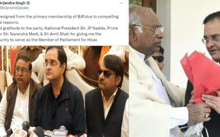 நேற்று மே.வங்க எம்.பி...இன்று அரியானா எம்.பி... அடுத்தடுத்து பதவி விலகும் பாஜக எம்.பிக்கள்...