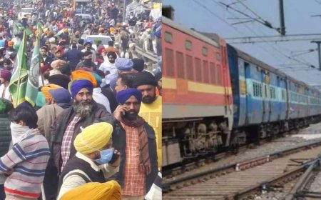 தீவிரமடையும் விவசாயிகள் போராட்டம்… நாடு முழுவதும் முடங்கிய ரயில் சேவை..!