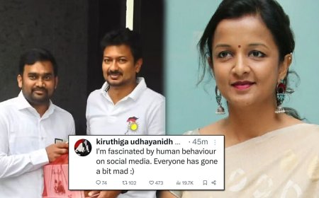 ”எல்லோரும் பைத்தியமாகிட்டாங்க…” வைரலாகும் கிருத்திகா உதயநிதியின் பதிவு.. ஜாபர் சாதிக் காரணமா?