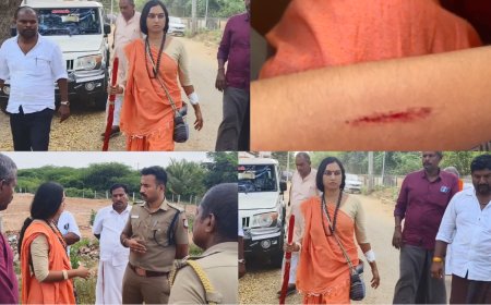 உ.பியைச் சேர்ந்த இளம் துறவி மீது தாக்குதல்...! பரமக்குடியில் பரபரப்பு...! 