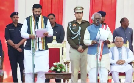 அரியானா முதல்வரானார் நயப் சிங் சைனி!...பாஜக வைத்த அடுத்த டுவிஸ்ட்...