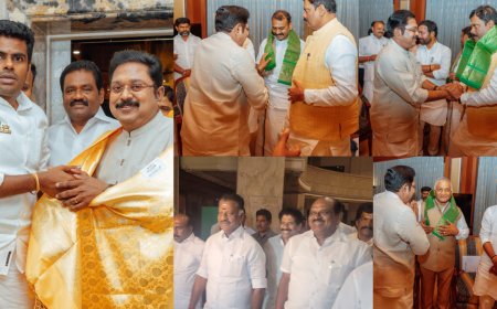 நள்ளிரவில் பரபர மீட்டிங்.. பாஜகவை நோக்கி படையெடுத்த ”தலைகள்”.. ஆளுக்கு நாலு என முடிந்த டீலிங்?