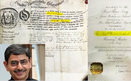 கால்டுவெல் நல்லா படிச்சவர்... பட்டங்களின் நகலை வெளியிட்ட அரசு...