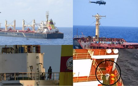 கடற்கொள்ளையர்களிடம் இருந்து கப்பல் பணியாளர்கள் மீட்பு... நடுக்கடலில் திக் திக் நிமிடங்கள்...!