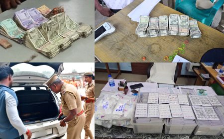 பறக்கும் படை கெடுபிடி... கட்டுக்கட்டாக சிக்கும் பணம்...