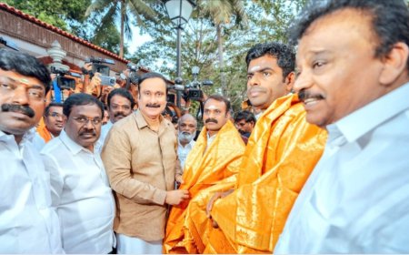 தேசிய ஜனநாயக கூட்டணியில் பாமக... 10 தொகுதிகளை அள்ளிக்கொடுத்த பாஜக...
