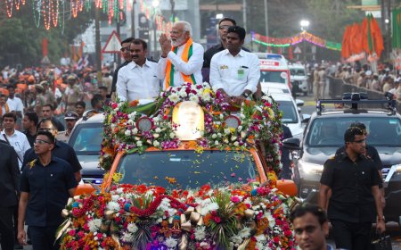 கோவை ரோட் ஷோ... தேர்தல் முடிவுகள் அனைவரையும் ஆச்சரியத்தில் ஆழ்த்தப் போகிறது - பிரதமர்