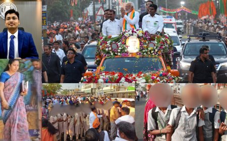 பூதாகரமாகும் பிரதமரின் ரோடு ஷோ... பள்ளி தலைமையாசிரியர், ஆசிரியர்களிடம் அதிகாரிகள் விசாரணை... 