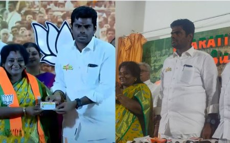 பாஜகவில் இணைந்த தமிழிசை.. தமிழ்நாட்டில் போட்டி என அறிவிப்பு..