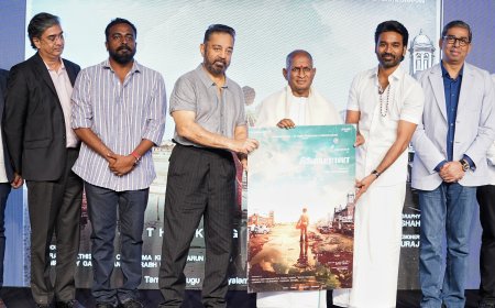 தனுஷ் நடிக்கும் ‘இளையராஜா’ திரைப்படத்தின் தொடக்க விழா புகைப்படங்கள்