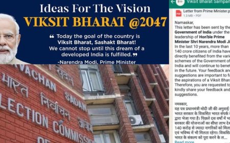 ’விக்சித் பாரத்’-ஐ உடனே ஸ்டாப் பண்ணுங்க...  தேர்தல் ஆணையம் அதிரடி உத்தரவு!