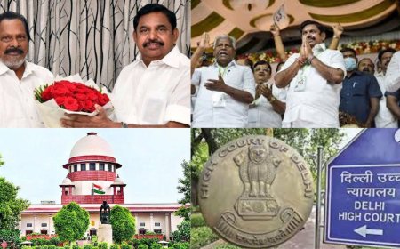 அதிமுக சார்பில் தமிழ்மகன் உசேன் கையொப்பமிட உத்தரவிடக் கோரி, தேர்தல் ஆணையத்தில் மனு...