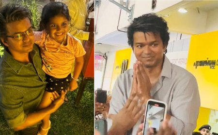 Vijay: விஜய்க்காக நள்ளிரவில் காத்திருந்த குட்டி ரசிகை… தளபதி கொடுத்த சர்ப்ரைஸ்… ட்ரெண்டாகும் போட்டோ