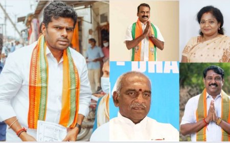 பாஜக வேட்பாளர் பட்டியல்...கோவையில் அண்ணாமலை, தென்சென்னையில் தமிழிசை போட்டி...