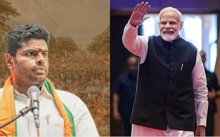 "அரசியல் மாற்றத்தை மக்கள் எதிர்பார்க்கும் நேரத்தில் எனக்கு வாய்ப்பு" - பிரதமருக்கு நன்றி தெரிவித்த அண்ணாமலை...