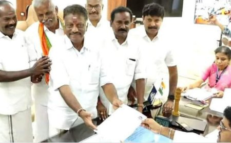 கோயிலில் வைத்து கையெழுத்திட்டு ஓ.பி.எஸ். வேட்புமனு தாக்கல்.. வெற்றி வாய்ப்பு பிரகாசம் என நம்பிக்கை..