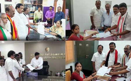 பிரதான கட்சிகளின் வேட்பாளர்கள் வேட்புமனு தாக்கல்..