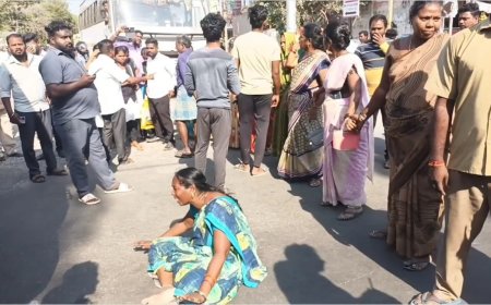 இளம்பெண் மரணத்தில் மர்மம்… போராட்டத்தில் இறங்கிய பெற்றோர்… 