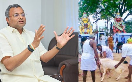 சாமிக்கு ஆடு,கோழி வெட்றதுக்கு கூட ஆப்பு.. சீரியல்களுக்கு செக்.. எச்சரித்த கார்த்தி சிதம்பரம்