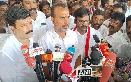 அதிமுகவிற்கு எதிரி திமுக மட்டுமே... திமுகவை கடுமையாகத் தாக்கிப்பேசிய எஸ்.பி.வேலுமணி