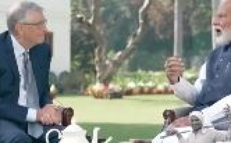 பில்கேட்ஸ் உடன் ஒரு உரையாடல்.. பிரதமர் மோடி பகிர்ந்தது என்ன?