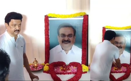 கணேசமூர்த்தியின் குடும்பத்தினருக்கு முதலமைச்சர் நேரில் ஆறுதல்..