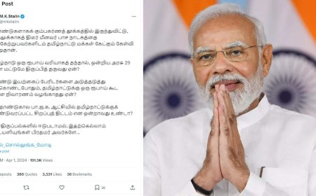 கச்சத்தீவு விவகாரம்.. பிரதமர் மோடியிடம் முதல்வர் ஸ்டாலின் முன் வைத்த 3 கேள்விகள்