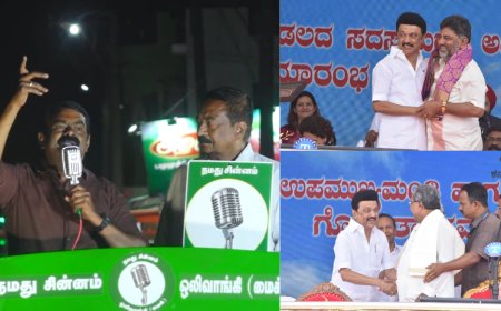 தண்ணீர் தராத கர்நாடக அரசுடன் முதலமைச்சர் கூட்டு! சீமான் விமர்சனம்