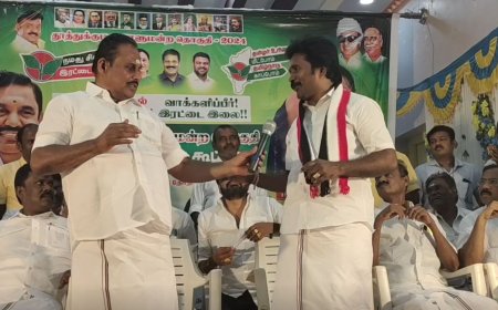 தூத்துக்குடி அதிமுக வேட்பாளருக்கு குட்டு.. "அக்கா மகனா, அப்பவும் அரசியல் அடிதான்..!"