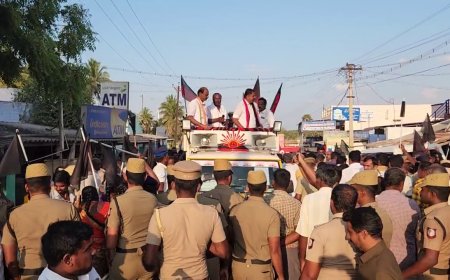 வராதே… வராதே… ஓட்டு கேட்டு வராதே… அமைச்சருக்கு கருப்பு கொடி…