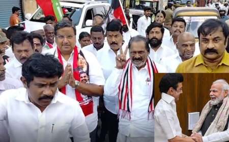 மோடியை இங்கே எதிர்ப்பார்.. டெல்லியில் காலில் விழுவார் ஸ்டாலின்.. தமிழ் மகன் உசேன் காட்டம் !