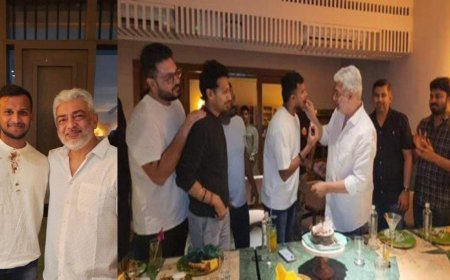 Ajith: அஜித்துடன் பிறந்தநாள் கொண்டாடிய பிரபல கிரிக்கெட் வீரர்… போட்டோஸ்ல அத கவனிச்சீங்களா..?