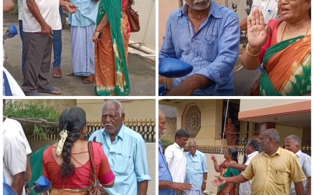 "உன்ன என்ன பண்றேனு பாரு..." வாக்குச்சாவடி நிலை அலுவலருடன் திமுகவினர் வாக்குவாதம்...!