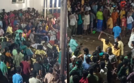 கோயில் திருவிழாவில் கோஷ்டி மோதல்; போர்க்களமான பங்குனி திருவிழா!.. நடுங்கிய நிலக்கோட்டை