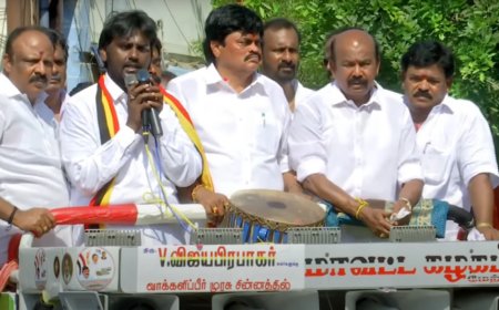 முரசு சின்னத்தில் ஒரு குத்து.. எல்லார் வாழ்க்கையும் கெத்து.. விஜய பிரபாகர் கலகல பேச்சு