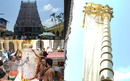 எமனை வதம் செய்யும் காலசம்ஹாரமூர்த்தி..  திருக்கடையூர் ஸ்ரீஅமிர்தகடேஸ்வரர்கோவிலில் சித்திரை திருவிழா கொடியேற்றம்