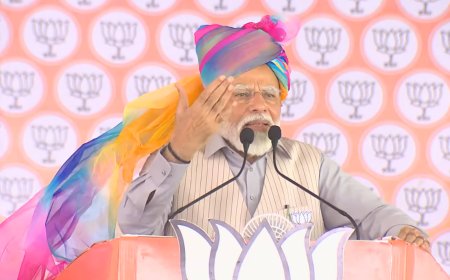 ஊழல் வாதிகளை காப்பாற்றவே பேரணி -  காங்கிரஸ் மீது பிரதமர் சாடல்..