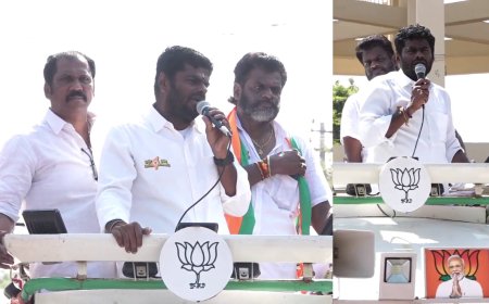 "கோவையை புறக்கணித்த ஆட்சியாளர்கள்..." தண்ணீர் பஞ்சத்துக்கு இதுதான் காரணம்... பிரசாரத்தில் போட்டுடைத்த அண்ணாமலை!