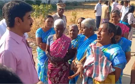 பட்டா வழங்காவிட்டால் தேர்தல் புறக்கணிப்பு.. அந்தியூரில் வட்டாட்சியரிடம் கதறி அழுத பெண்கள்