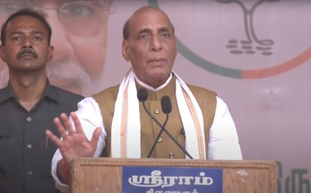 திமுக ஆட்சியில் பெண்களுக்கு எதிரான குற்றங்கள் அதிகரிப்பது ஏன் தெரியுமா?... நாகையில் ராஜ்நாத் சிங் குற்றச்சாட்டு