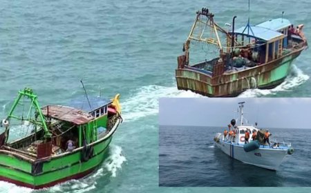 நடுக்கடலில் இலங்கைக் கடற்படை அட்டூழியம்... மீனவர்கள் இருவர் காயம்